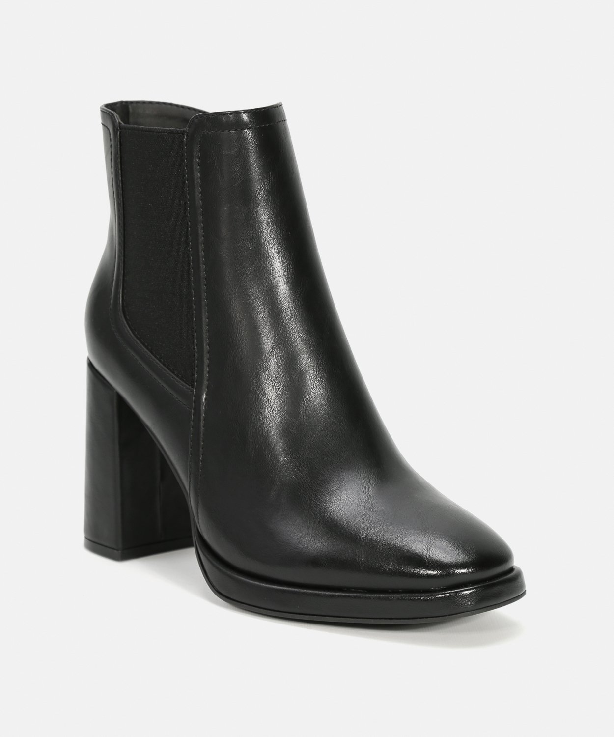 Botines tacón punta cuadrada image number null